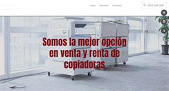 Desktop Screenshot of fenixcopiadoras.com