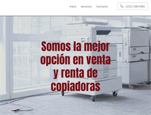 Tablet Screenshot of fenixcopiadoras.com
